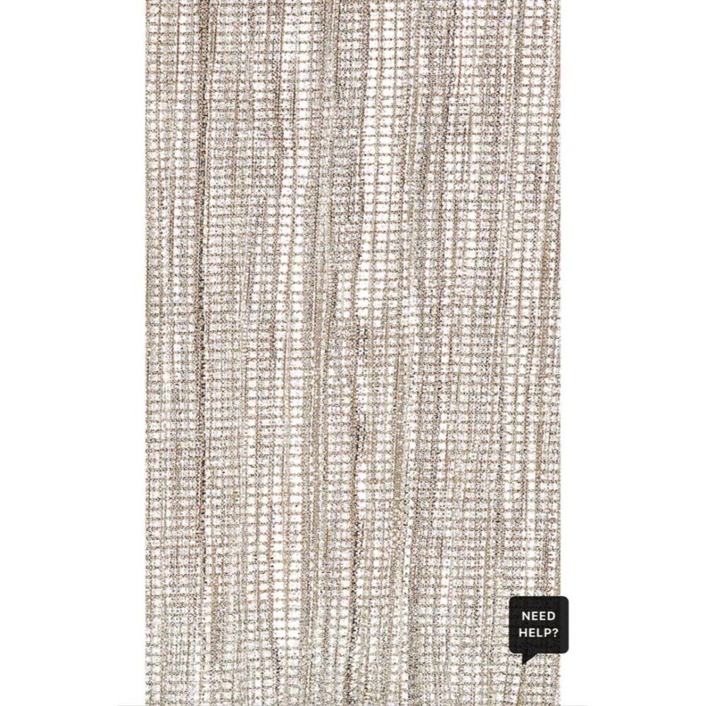SAYLOR Gianna Skirt Platinum Silver Metallic Tiered - Picture 5 of 7